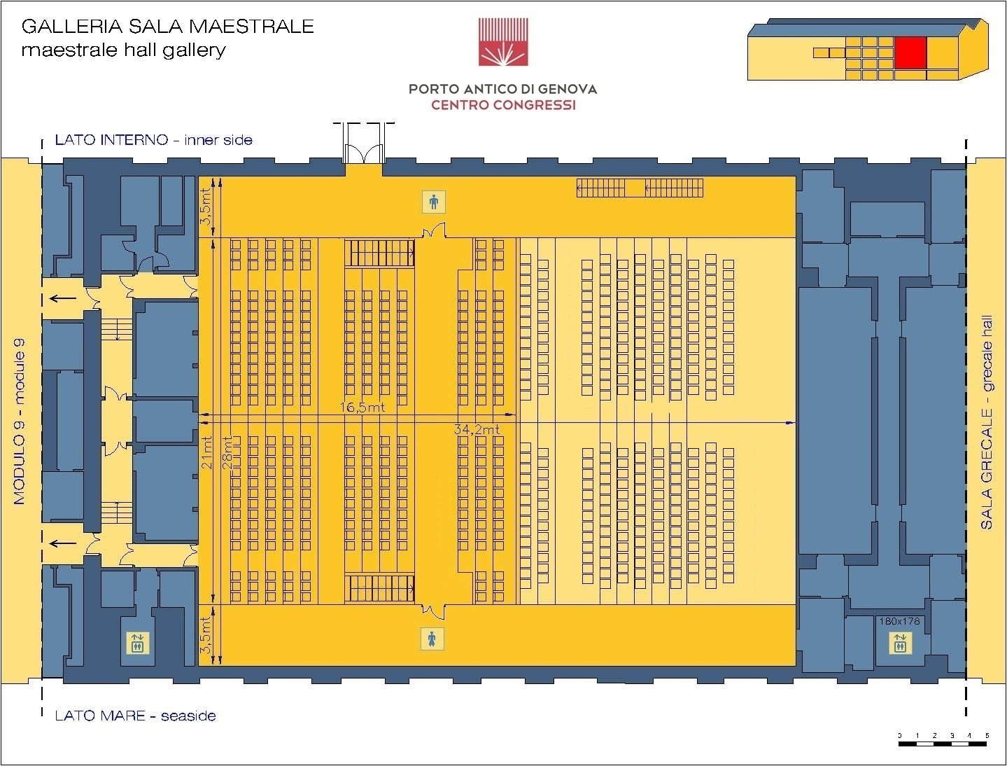 Galleria Sala Maestrale — Ground floor